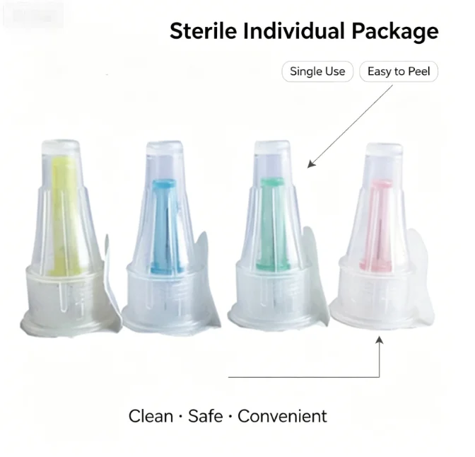 100 Agujas Desechables para Pluma de Insulina 31G 32G 4mm 5mm 6mm 8mm, Pared Ultrafina, Esterilizadas con EO, Compatibles Universalmente con la Mayoría de las Plumas de Insulina, Empaquetadas Individualmente
