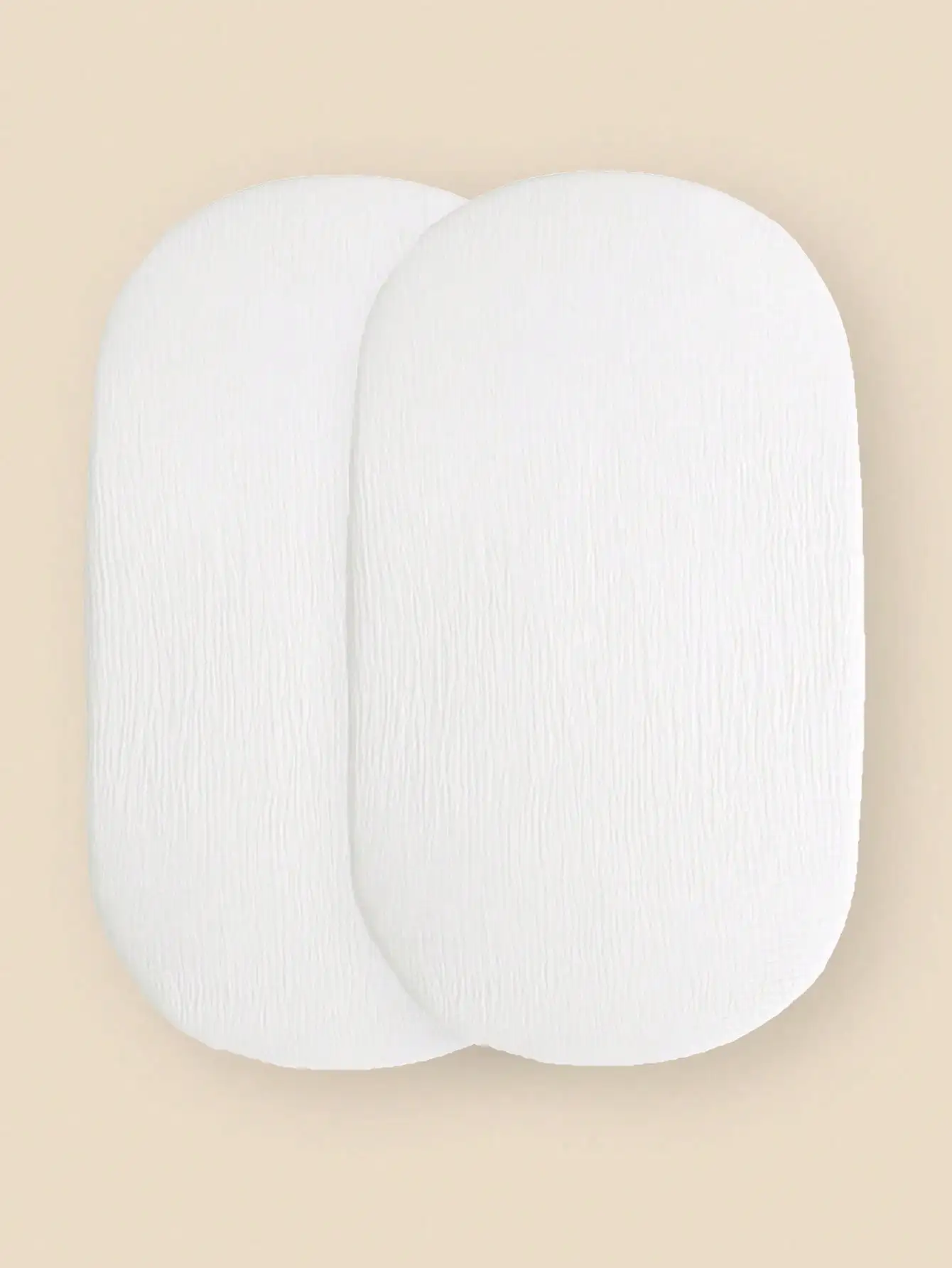 Paquete de 2 fundas para cambiador de muselina, sábanas ajustadas para Moisés para niñas y niños, funda para cambiador de pañales de bebé de algodón suave y transpirable