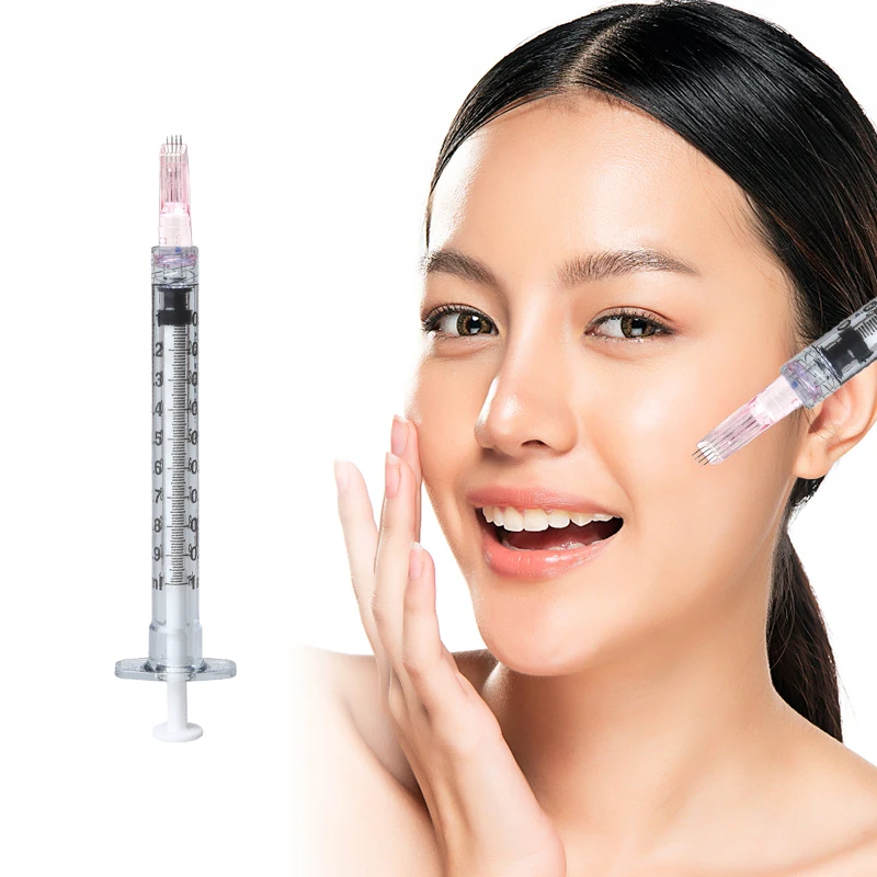 Microagujas de Cristal Multiaguja Estériles Nano Soft 4PINS 34G 1.0/1.2/1.5, Paquete Individual, Herramientas de Relleno de Belleza