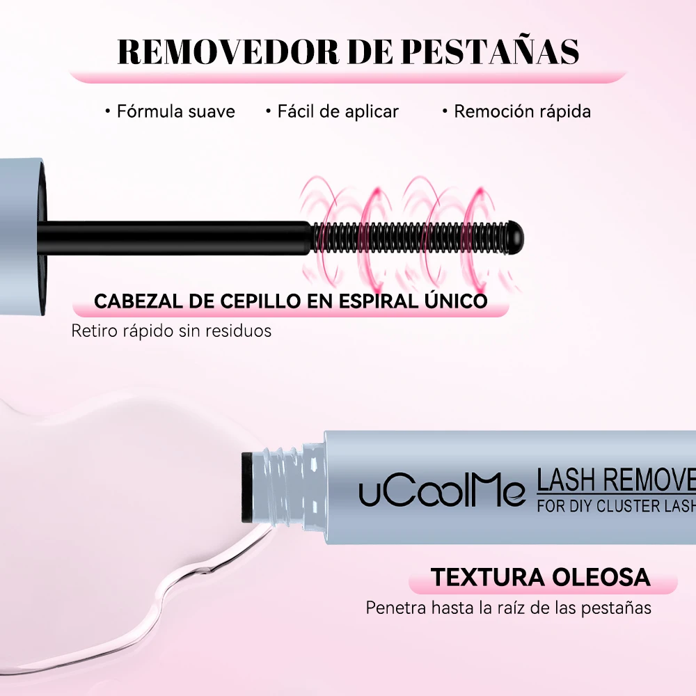 Pestañas Postizas uCoolMe Venus Natural Cluster, Extensiones de Pestañas DIY con Aspecto Natural, Larga Duración, Resistentes al Agua, Herramientas de Maquillaje