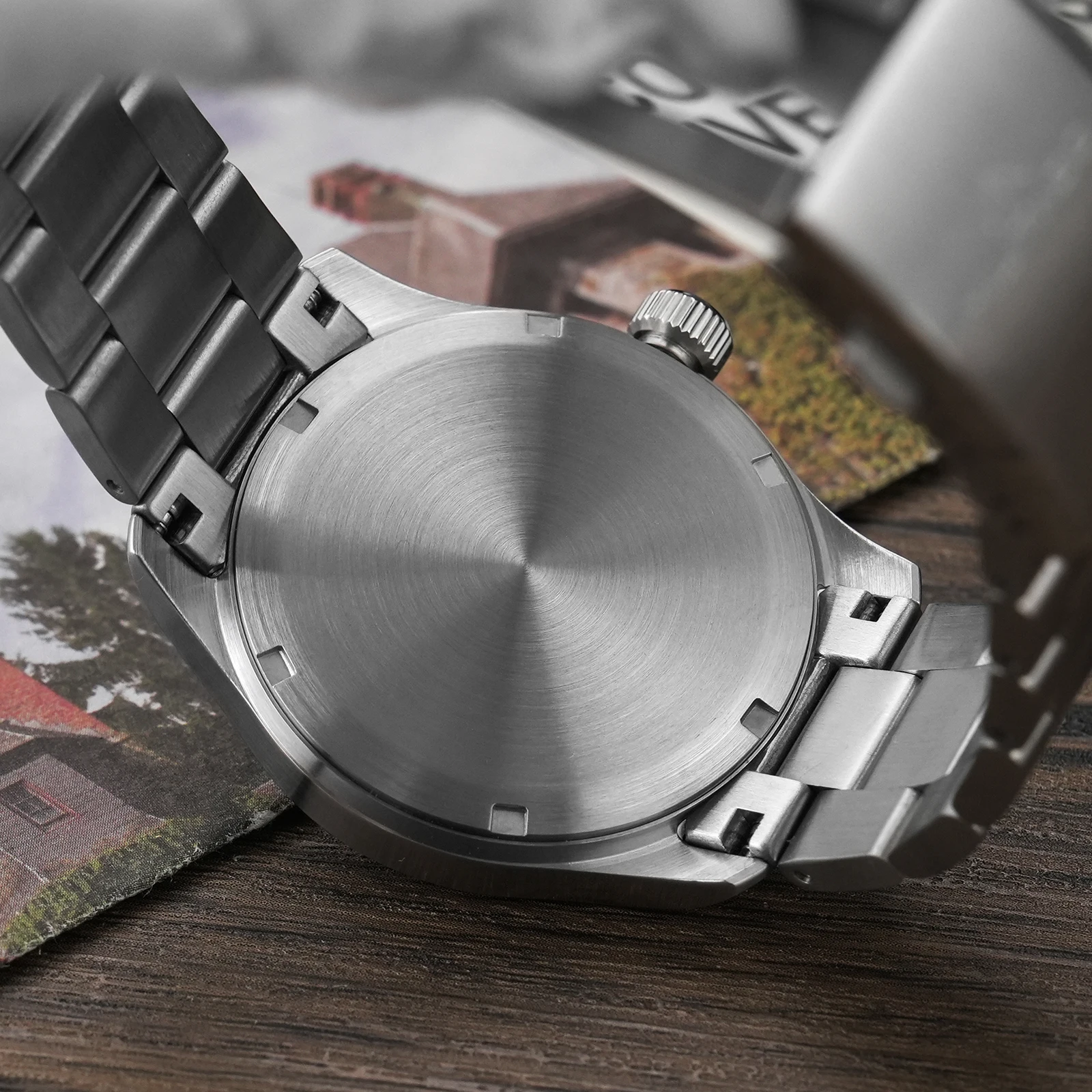 Reloj militar Militado ML08 VH31 movimiento de cuarzo doble cristal de zafiro C3 BGW9 luminoso 10Bar impermeable 38mm reloj Vintage