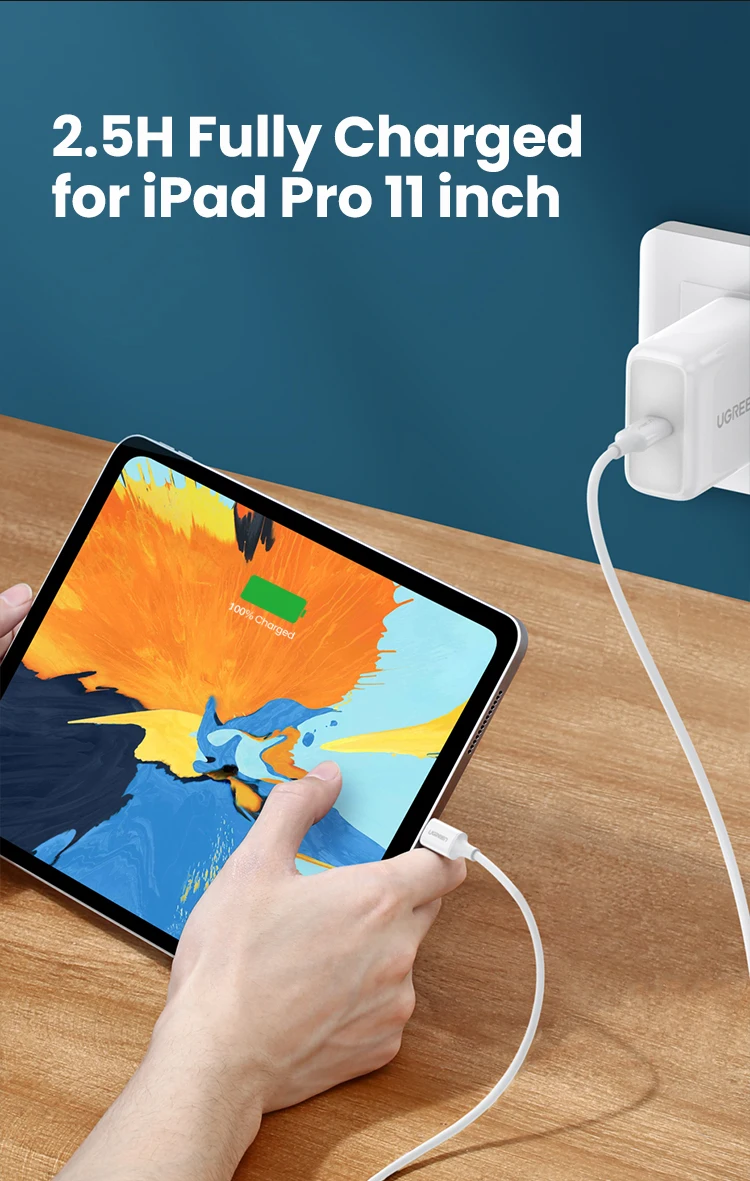 Cable USB-C a USB-C UGREEN PD60W de Carga Rápida para iPhone 17, Samsung S26, Xiaomi, MacBook Air, iPad Pro, Carga Rápida 3A 4.0 3.0