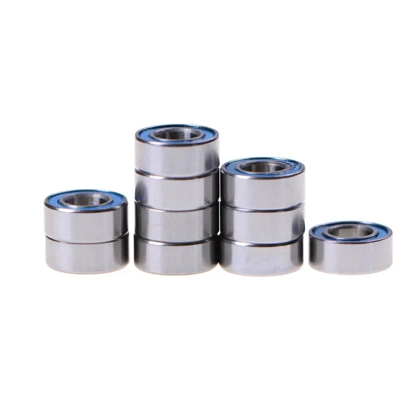 10PCS MR105-2RS Mini rodamientos de bolas 5x10x4mm con doble sellado de goma