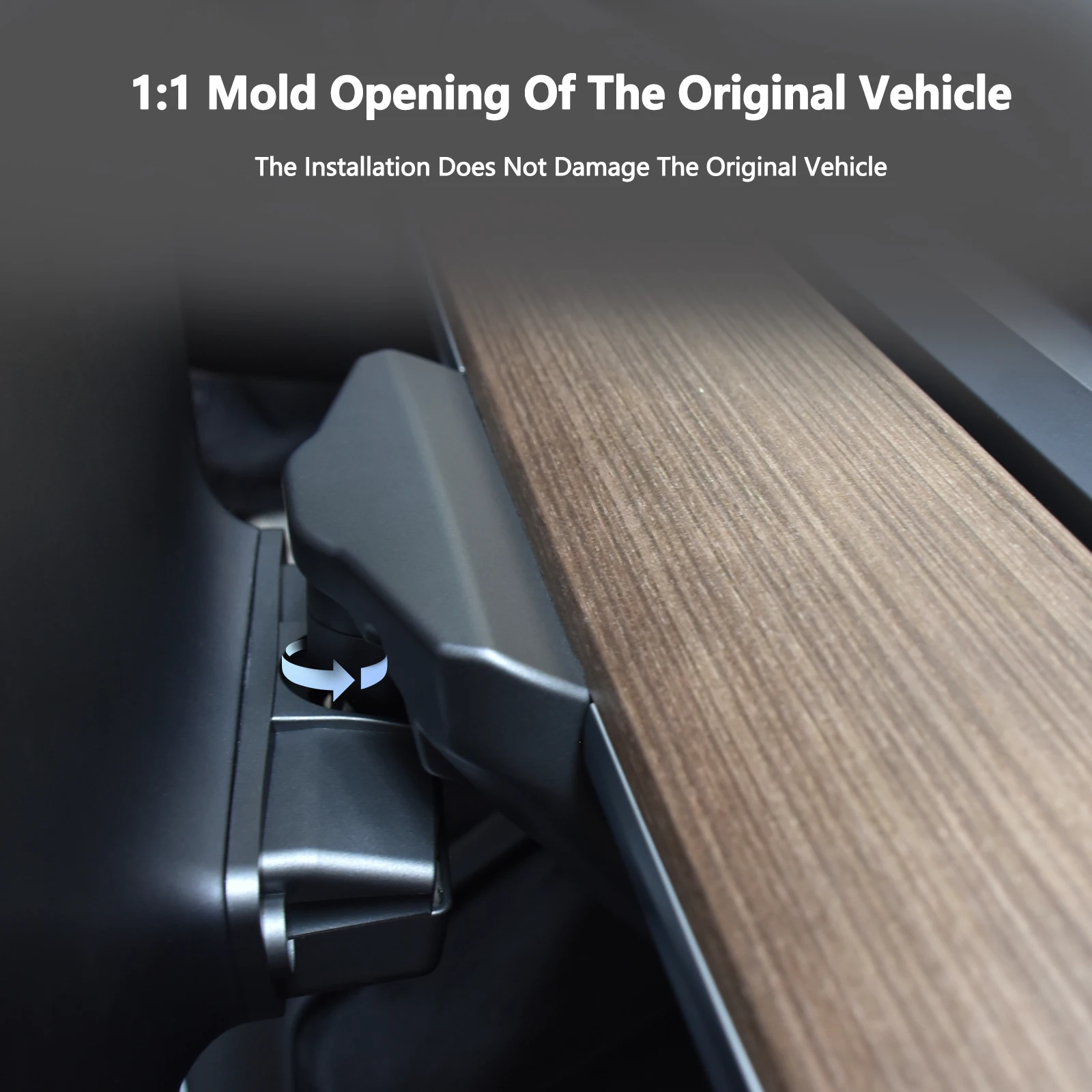 Kit de Soporte Giratorio e Inclinable para Pantalla, Compatible con Tesla Model 3 Highland Y Juniper 2017-2026, Soporte Giratorio de Cuatro Direcciones