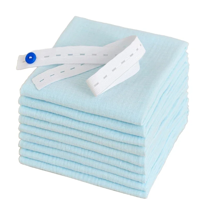 Pañales de gasa de algodón para bebé, 8 Uds., para cambiar pañales de bebé recién nacido, 43x45cm, lavables, reutilizables, toallas de pañales suaves de doble capa para bebé