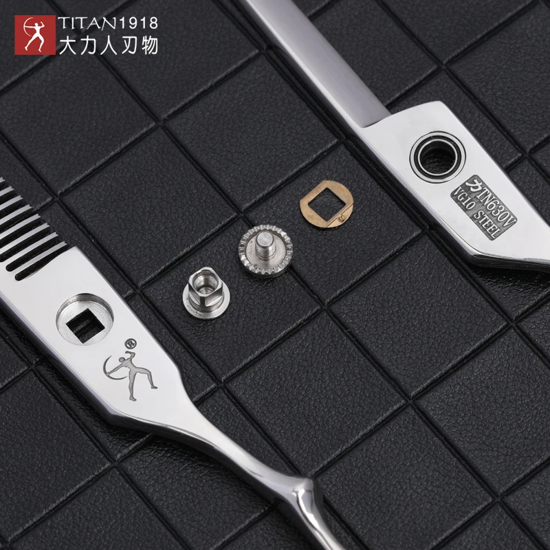Tijeras de Peluquería Profesionales Titan, Tijeras de Corte para Salón, Tijeras de Peluquería de Acero Japonés VG10