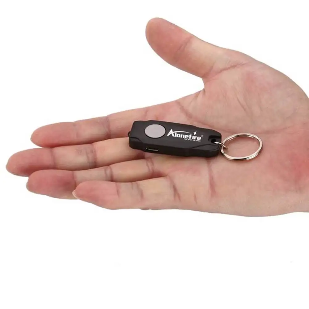 Mini Linterna LED de Llavero Recargable por USB, Linterna de Lectura para Estudiantes y Niños, Lámpara de Emergencia, Luz para Escaleras y Agujeros de Cerradura