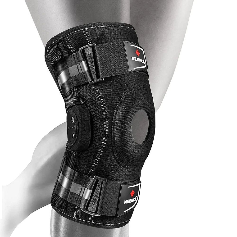 Rodillera con bisagras Estabilizadores de doble cara Soporte de rodilla para alivio del dolor de rodilla Artritis Recuperación de lesiones por desgarro de menisco ACL MCL PCL