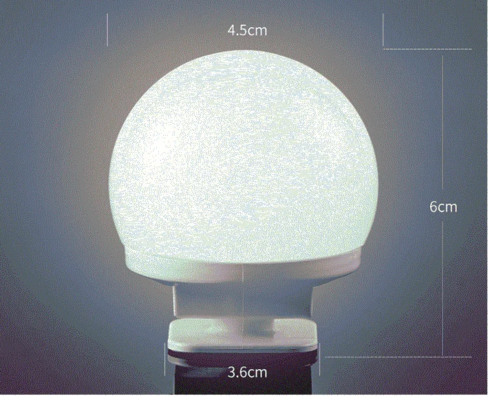 Bombillas de maquillaje para espejo de pasta de luz LED, espejo de maquillaje, bombillas LED de 5v 2A, lámpara LED, mesa iluminada cosmética USB, 10 Uds.