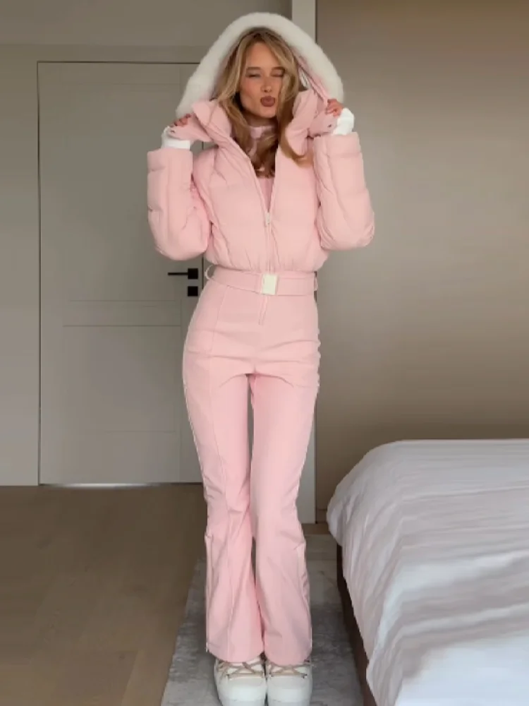 Conjunto de Chaqueta de Invierno para Mujer, Moderna, Cálida y Elegante, con Mangas con Borlas Decorativas, Chaqueta Gruesa y Elegante, Nueva Colección 2026, Chaqueta Deportiva de Algodón para Mujer