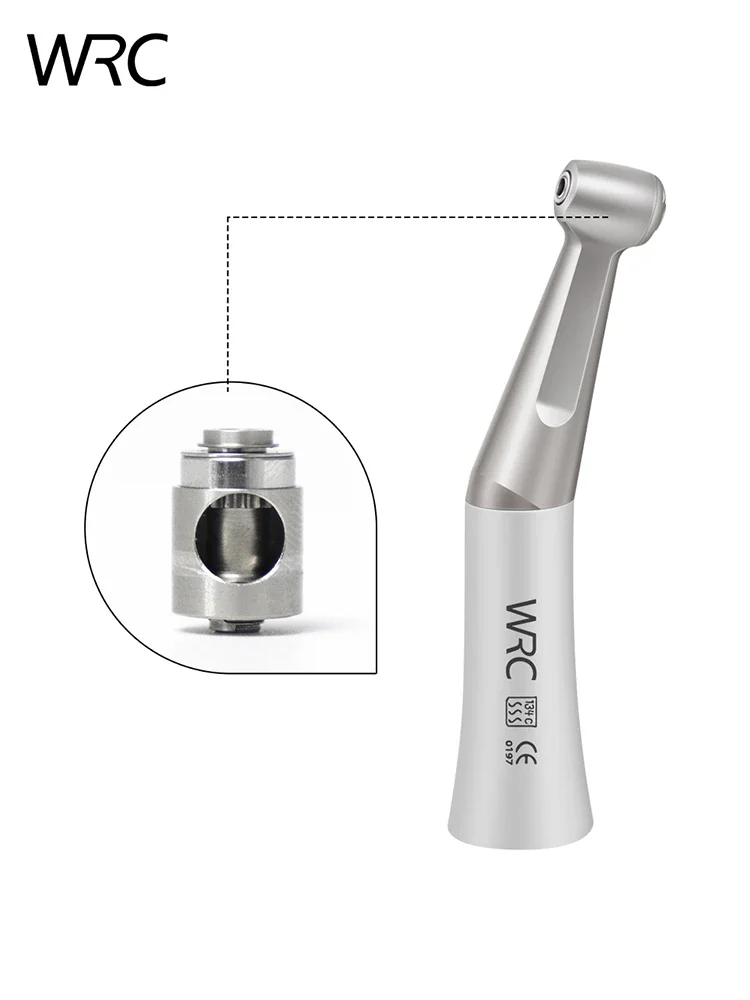 Pieza de mano Dental de baja velocidad, botón de empuje de turbina de aire de contraángulo FX 23 con rodamiento de bolas