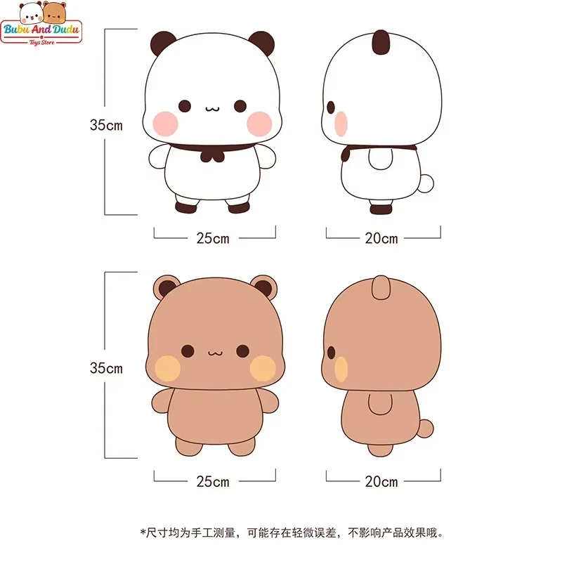 Nuevo Peluche de Panda Bubu y Yier de 35 CM, 2026, Original Oficial, Lindo Peluche de Panda Bubu y Dudu, Muñeco de Peluche Popular de Anime, Regalo de Cumpleaños