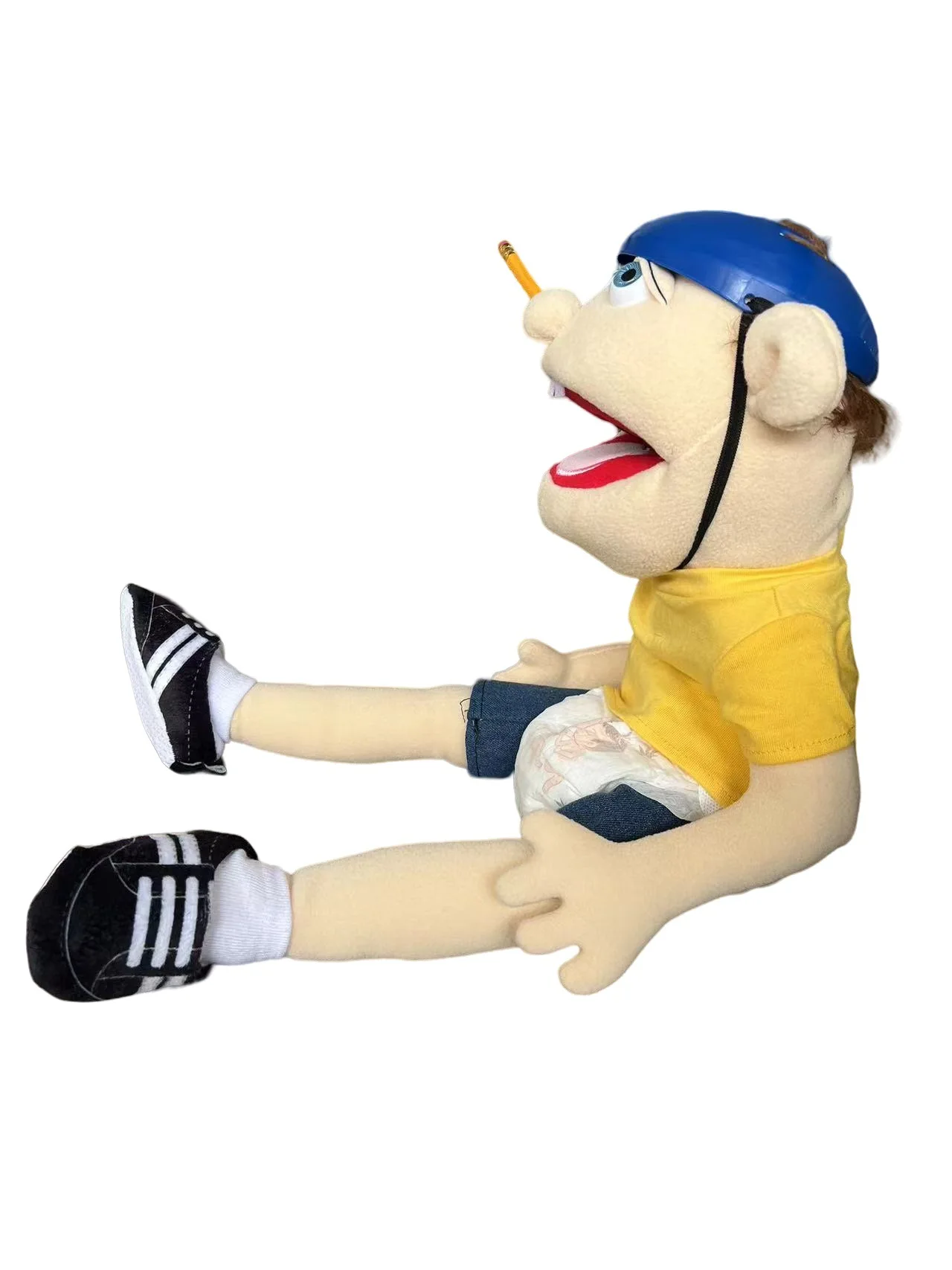 Marioneta de mano grande de 60cm para niño, muñeco suave para niños, accesorios de fiesta, muñeco de Navidad, juguetes de peluche, marioneta, regalo para niños, 2024