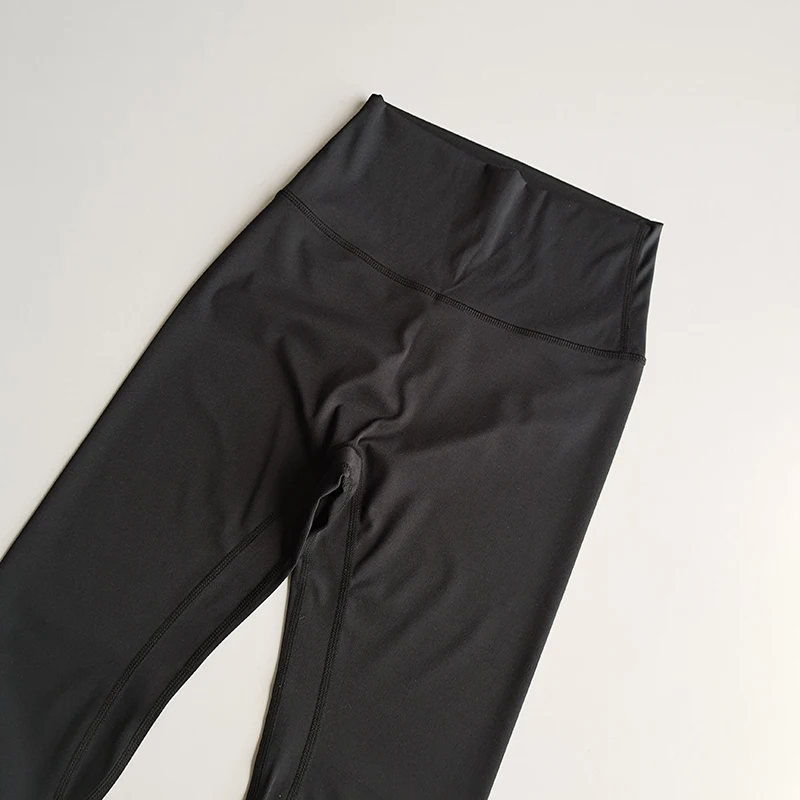 Pantalones deportivos elásticos ajustados sin costuras Yoga desnudo cintura alta levantamiento de cadera secado rápido mallas deportivas para correr ropa al aire libre