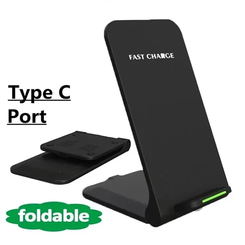 Base de Carga Inalámbrica VIKEFON para iPhone 17-12 Pro X XS Max XR 8 Samsung Xiaomi, Estación de Carga Rápida por Inducción