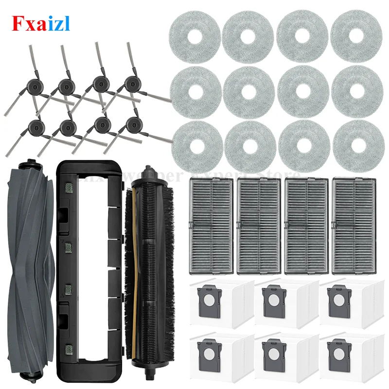 Accesorios para Robot aspirador Mova P50 Pro Ultra / P50 Ultra, Mova P10 Pro Ultra, cepillo Tricut, paño de mopa, filtro de bolsa de polvo