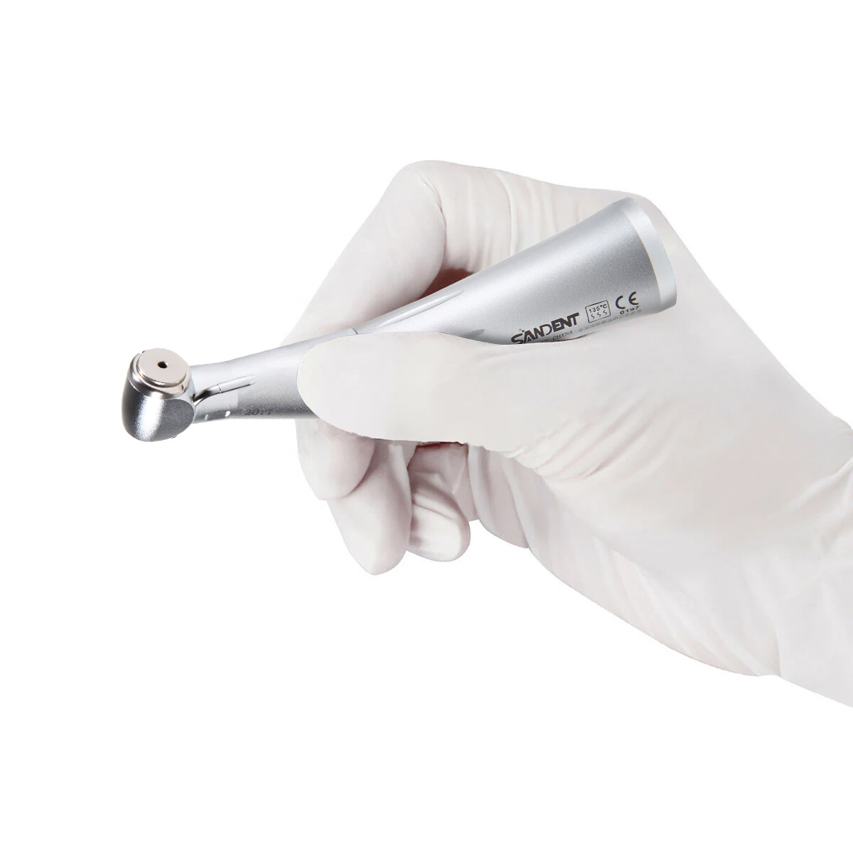 Pieza de mano dental contra-ángulo 20:1 de baja velocidad con botón pulsador, sistema de irrigación doble, compatible con N-S-K para implantes dentales