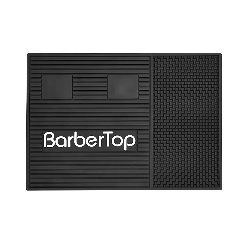 Tapete de mesa impermeable magnético de silicona para barbería, tijeras de peluquería, peines, cojín de almacenamiento, accesorios de herramientas profesionales para salón