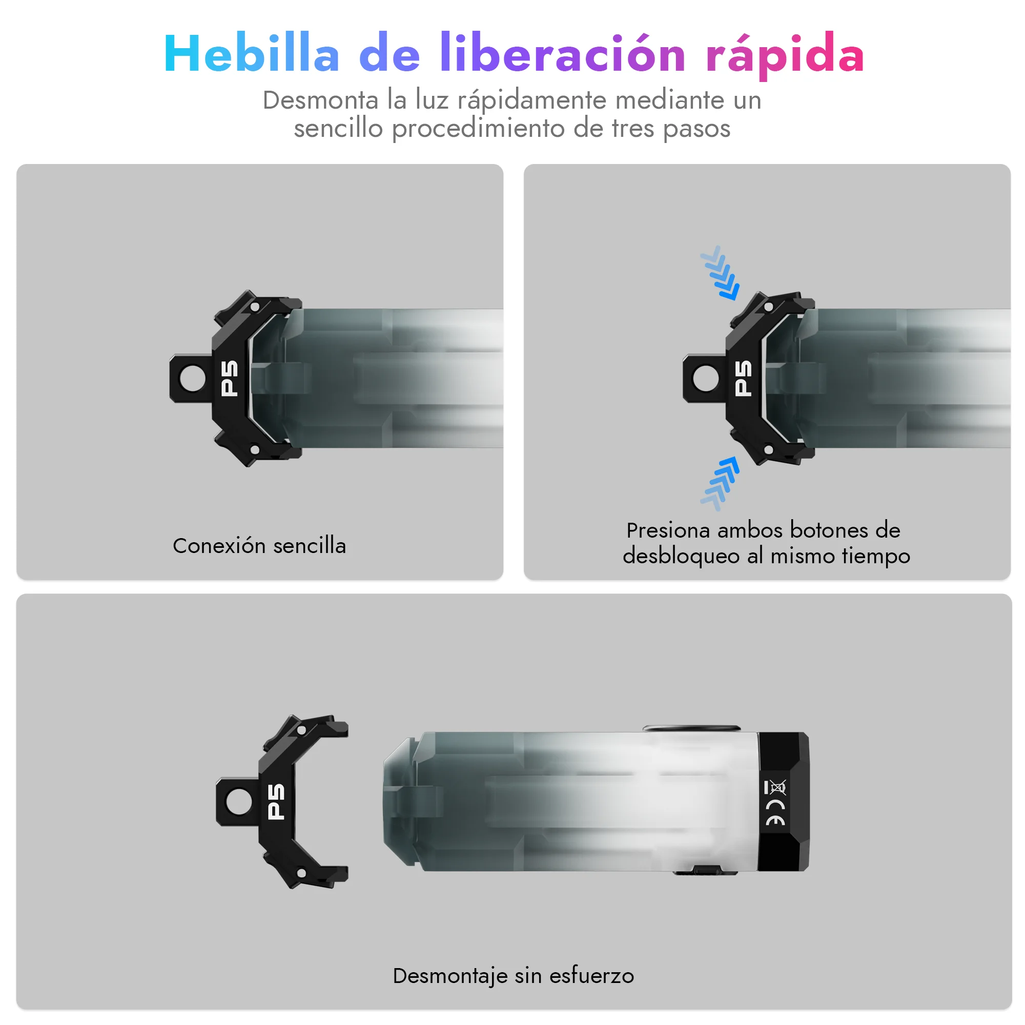 Linterna Wuben E2 EDC ultraligera con luz estroboscópica, linterna de cuello, mini linterna recargable para llavero, IP66, luz de bolsillo para camping