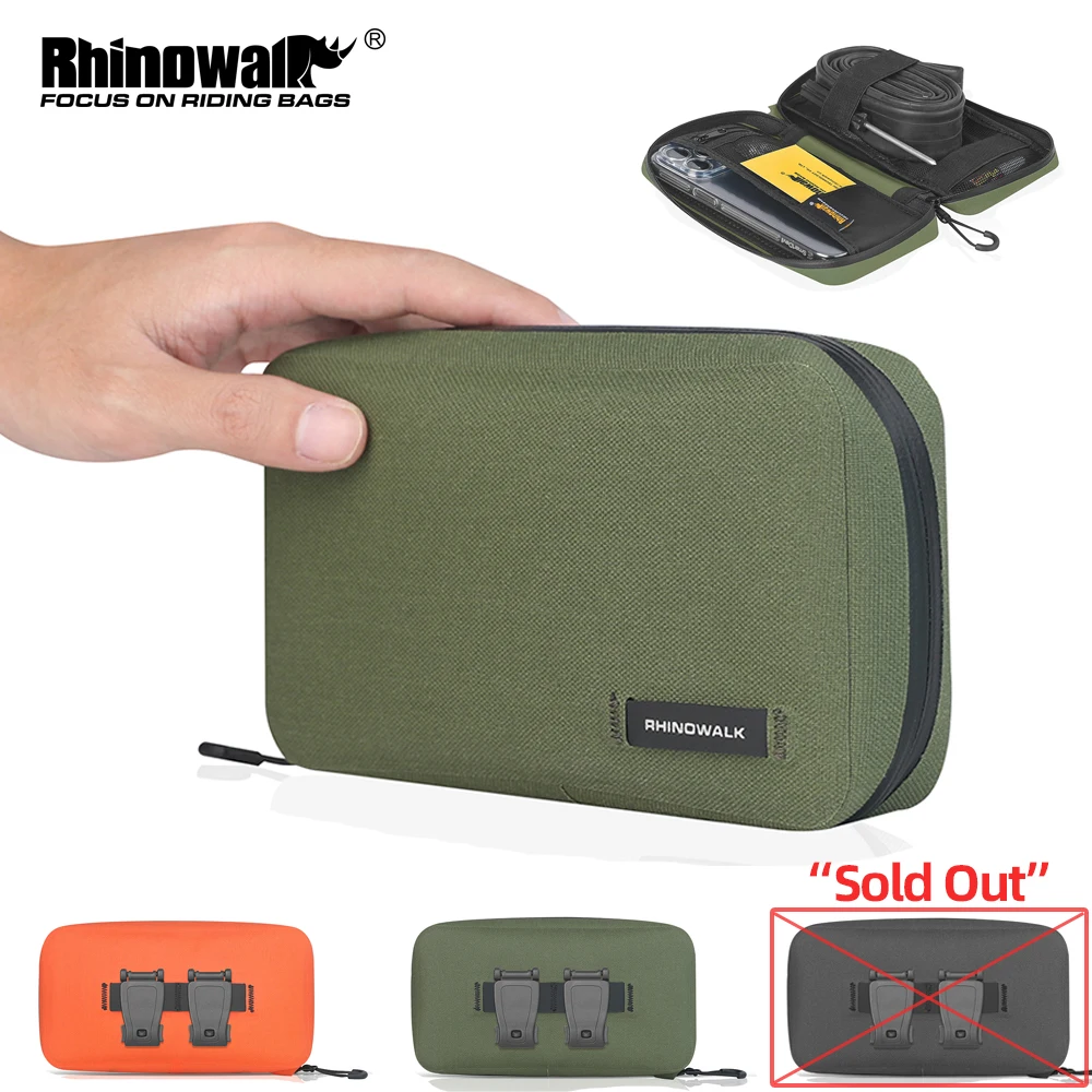 Rhinowalk-Bolsa de ciclismo para uso diario, Mini bolsa Universal para herramientas de ciclismo, billetera para teléfono