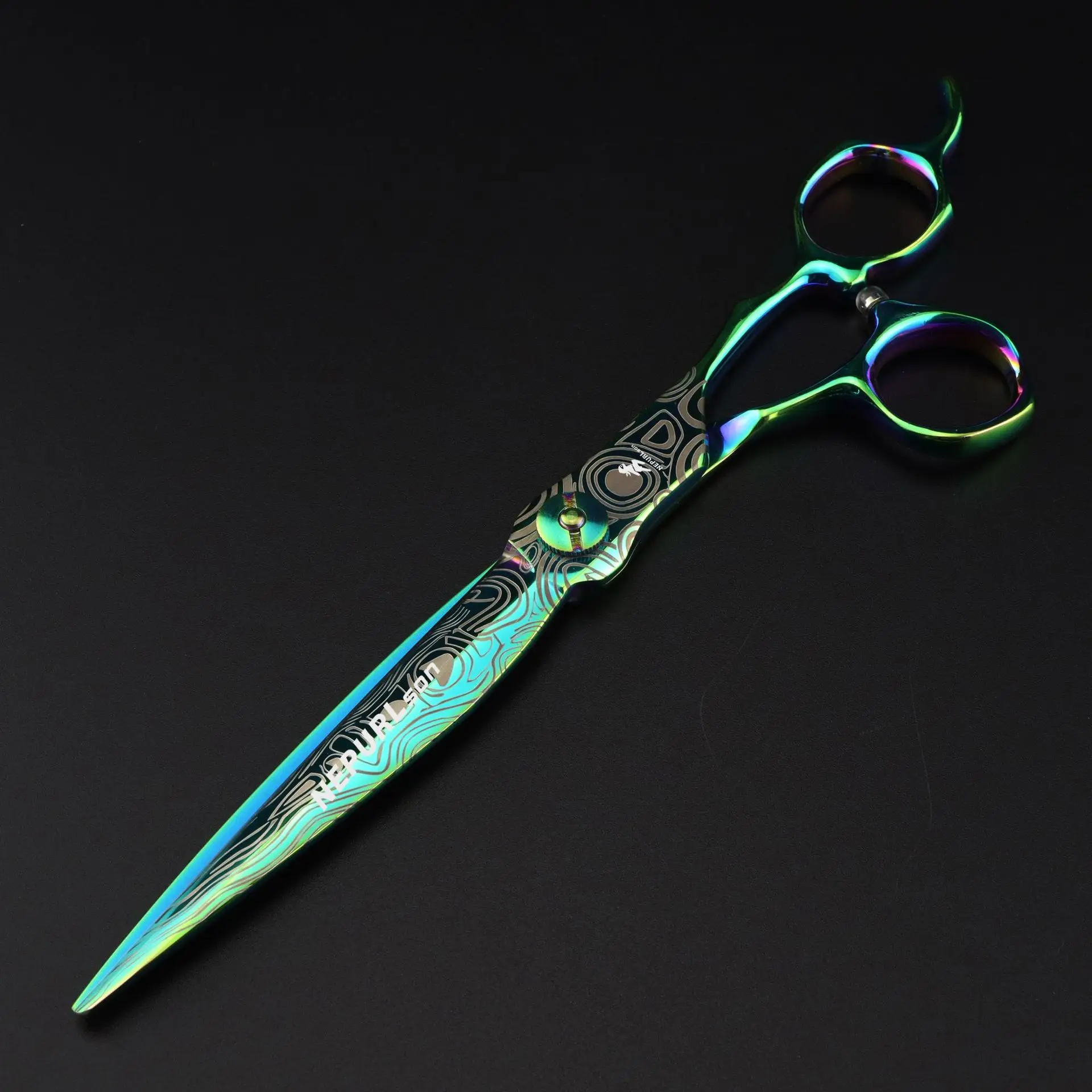 Profesional verde JP440c acero 7 ''patrón Damasco tijeras de pelo corte de pelo adelgazamiento tijeras de corte de peluquero tijeras de peluquería