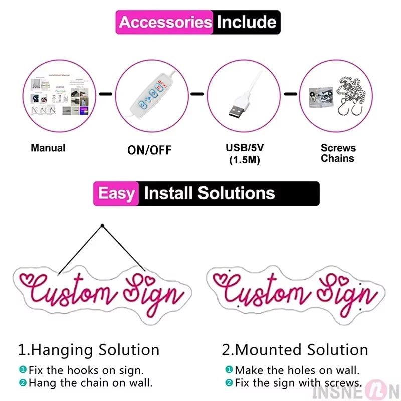 Letrero de neón personalizado, luz Led con nombre para niños, letreros personalizados, regalo para adolescentes, letrero de neón Led para decoración de pared, decoración de dormitorio personalizada
