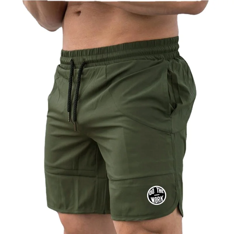 Pantalones cortos deportivos multifuncionales para correr, entrenamiento físico, pantalones hasta la rodilla con bola de secado rápido para hombre, ropa deportiva para correr al aire libre