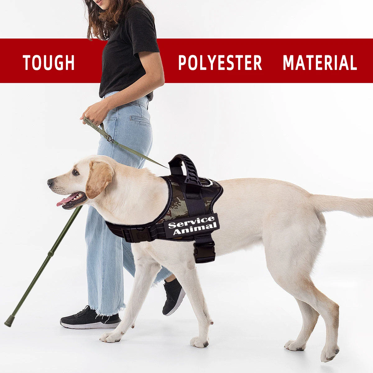 2 piezas de etiquetas laterales personalizadas con logotipo y nombre de perro para arnés y collar, parche reflectante personalizado con número de teléfono y función antipérdida para mascotas.
