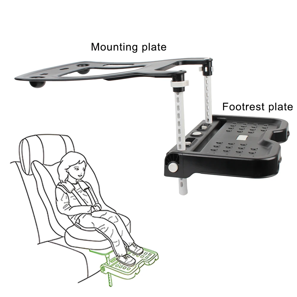 Accesorios plegables para coche, soporte para reposapiés de cochecito, soporte para Pedal de bebé, asiento de seguridad para niños, reposapiés Universal