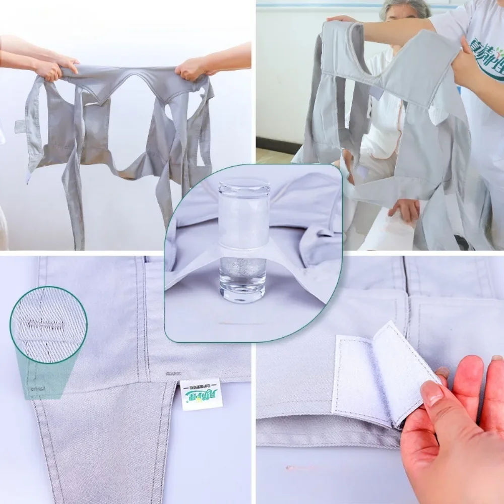 Chaleco de sujeción para pacientes mayores, cinturón de sujeción para personas encamadas, paralizadas, atadas, traje de sujeción para silla de ruedas, cinturones de fijación seguros.