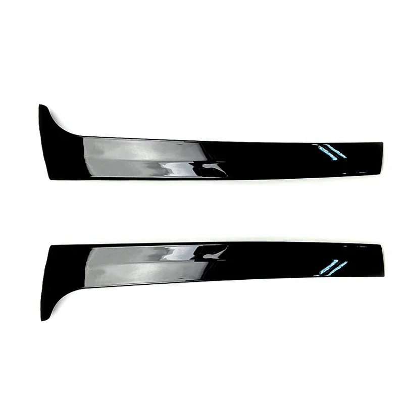 Alerón lateral para ventana trasera de coche, accesorio negro brillante, ABS, divisor, pegatina Canard, para Volkswagen VW Touareg, 2011-2017