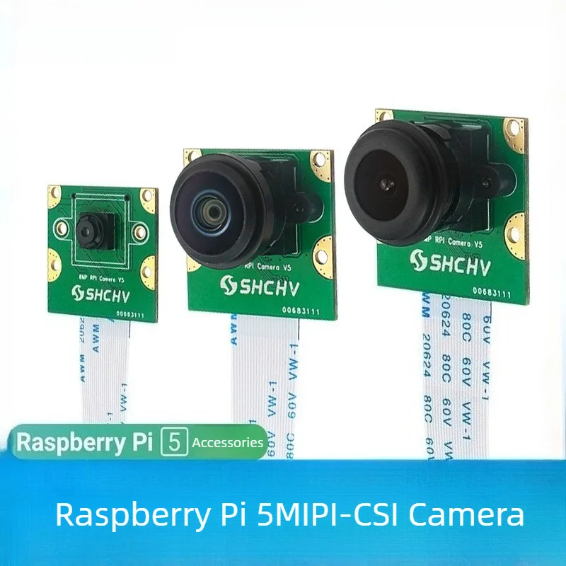 Módulo de Cámara Raspberry Pi 5 de 8MP, Interfaz MIPI CSI, Placa con Sensor IMX219