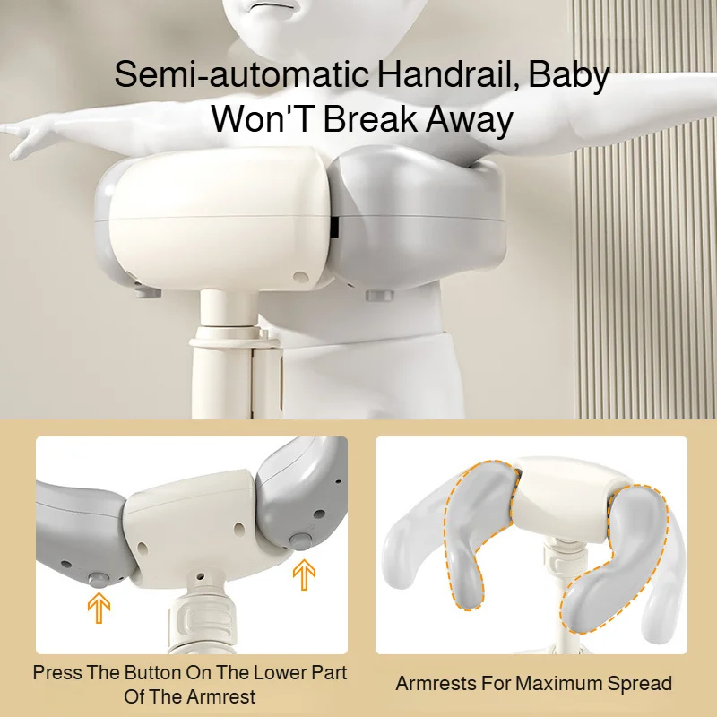 Soporte de Ducha Ajustable para Bebés, Dispositivo de Baño Infantil Antideslizante para el Hogar, Soporte de Baño para Bebés