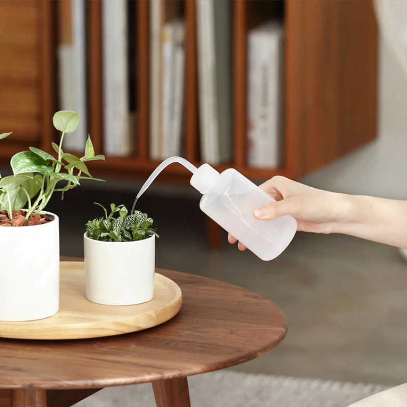 Tetera para vertido de pico de agua, herramienta para plantas suculentas, regadera de flores, botellas exprimibles con herramientas de jardinería, 150/250/500mL