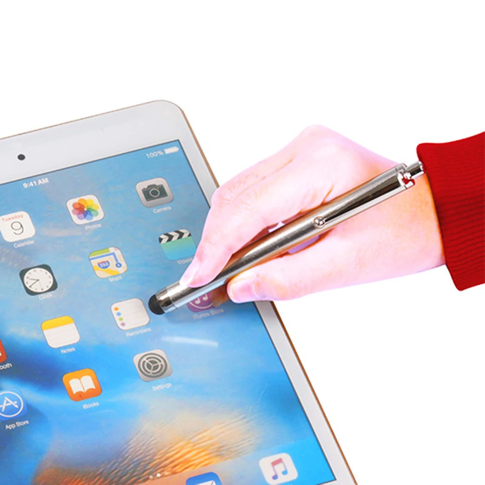 10 Uds. Bolígrafos universales para pantalla táctil, bolígrafo capacitivo para pantalla, lápiz para teléfono inteligente para iPad, iPhone, Samsung/todos los teléfonos y tabletas