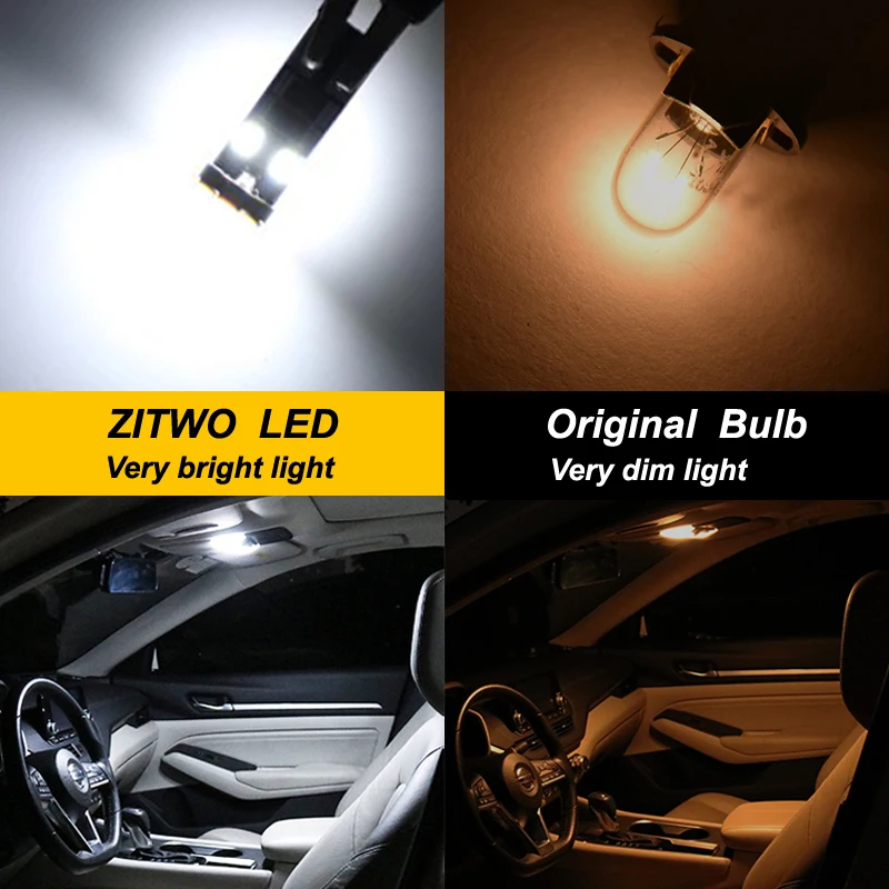 ZITWO Kit de bombillas LED para Interior para Porsche Cayenne 955 957 958 9PA 92A Turbo S GTS 2003-2013 2014 2015 2016 accesorios para coche