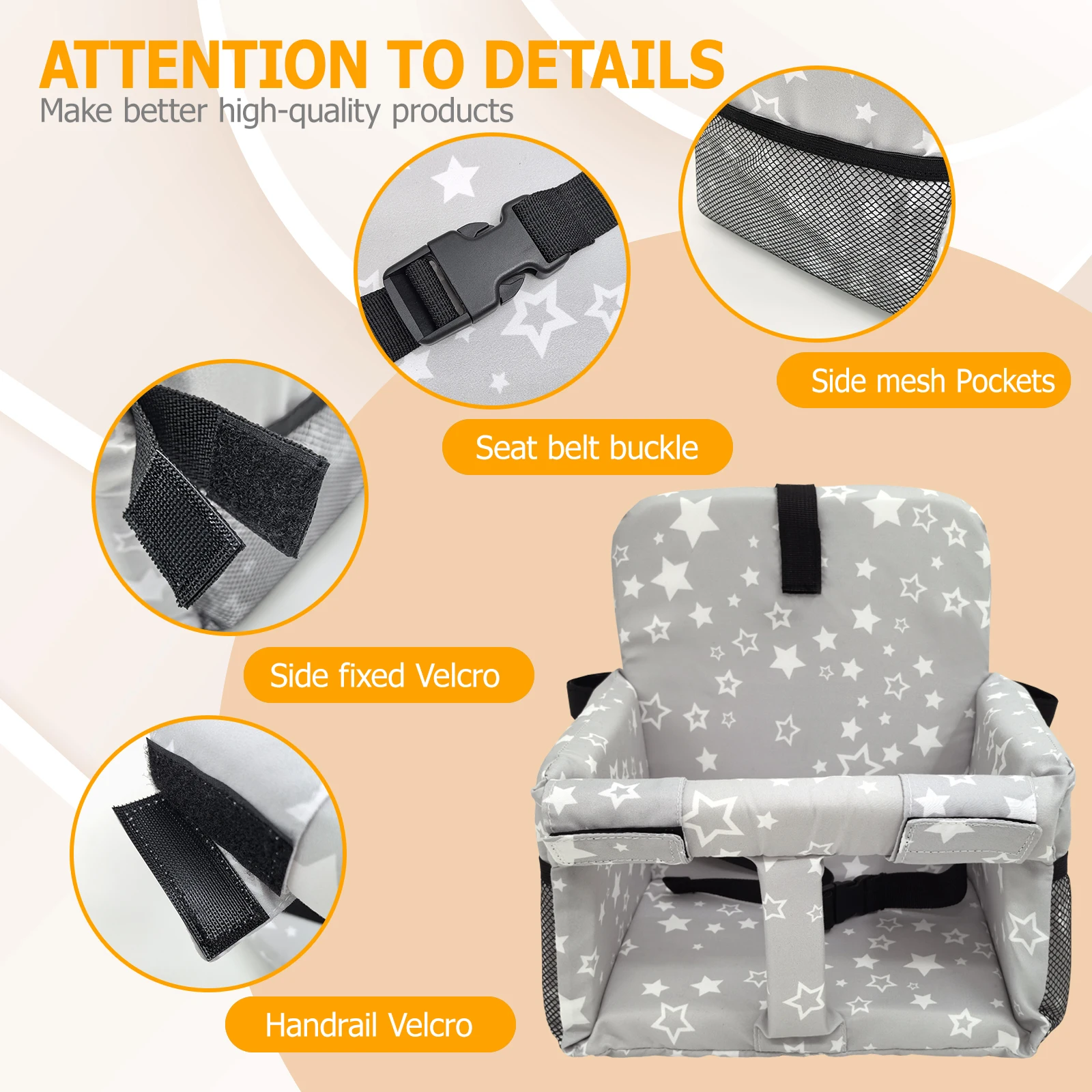 Funda para carrito de compras para bebé, funda para silla alta, funda para carrito de comestibles, funda para asiento de carrito para bebé, asiento para carrito de compras