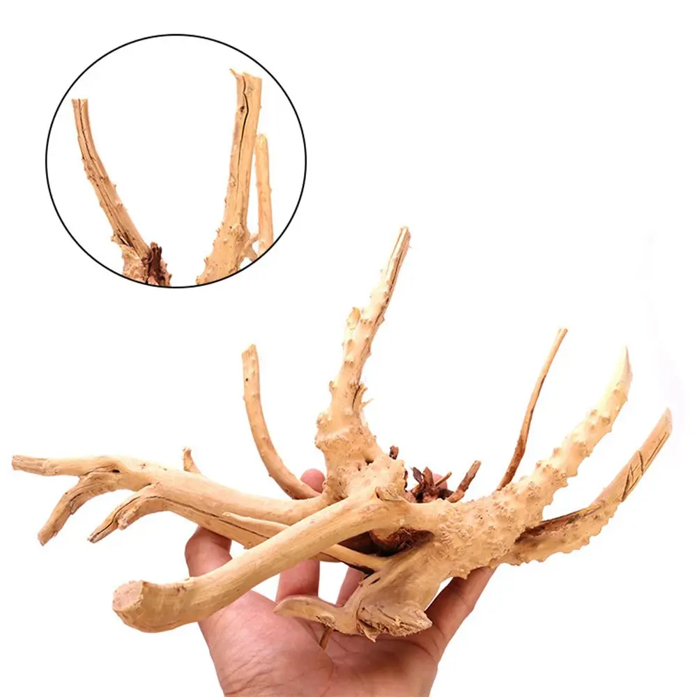 Acuario Driftwood Natural pecera planta decoración árbol acuario pecera tocón acuario hogar pecera paisajismo decoración herramienta para mascotas