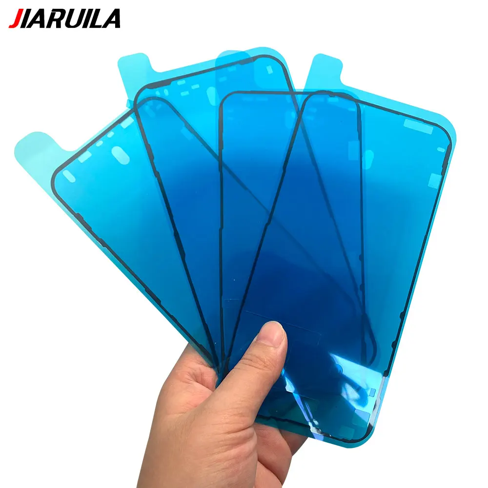 OEM para iPhone 11 12 13 14 15 Pro Max Plus pegamento para pantalla LCD pegatina impermeable cinta adhesiva de sellado de marco