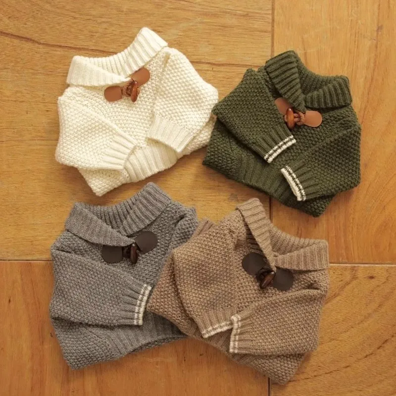 Suéter clásico para perros, ropa de invierno para perros, cárdigan, abrigo cálido para perros, ropa para Chihuahua Bichon Yorkie, chaqueta tejida para gatos, disfraz para cachorros