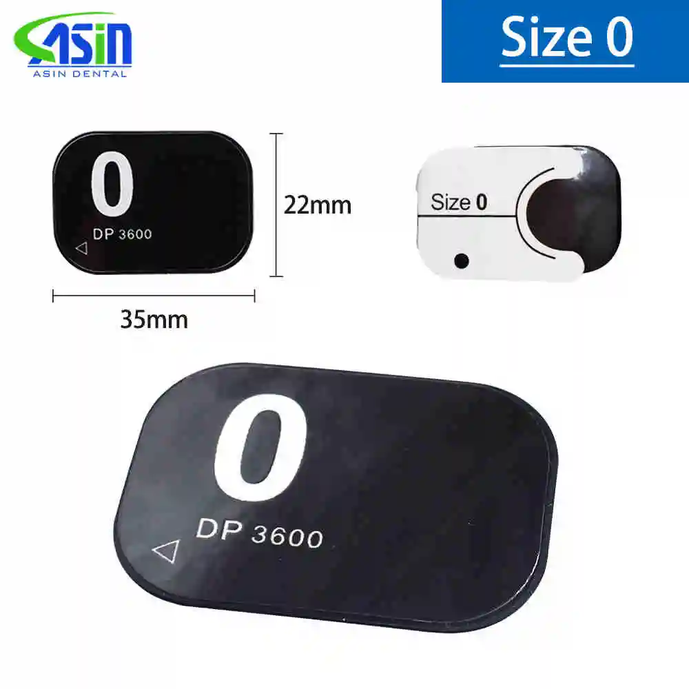 Escáner de Rayos X Dental, Placa de Imagen por Fósforo Portátil Médica, Radiovisógrafo, Sensor Digital, Placa Compatible con RX 0 #   1 #   2 #   3 #   Fussen