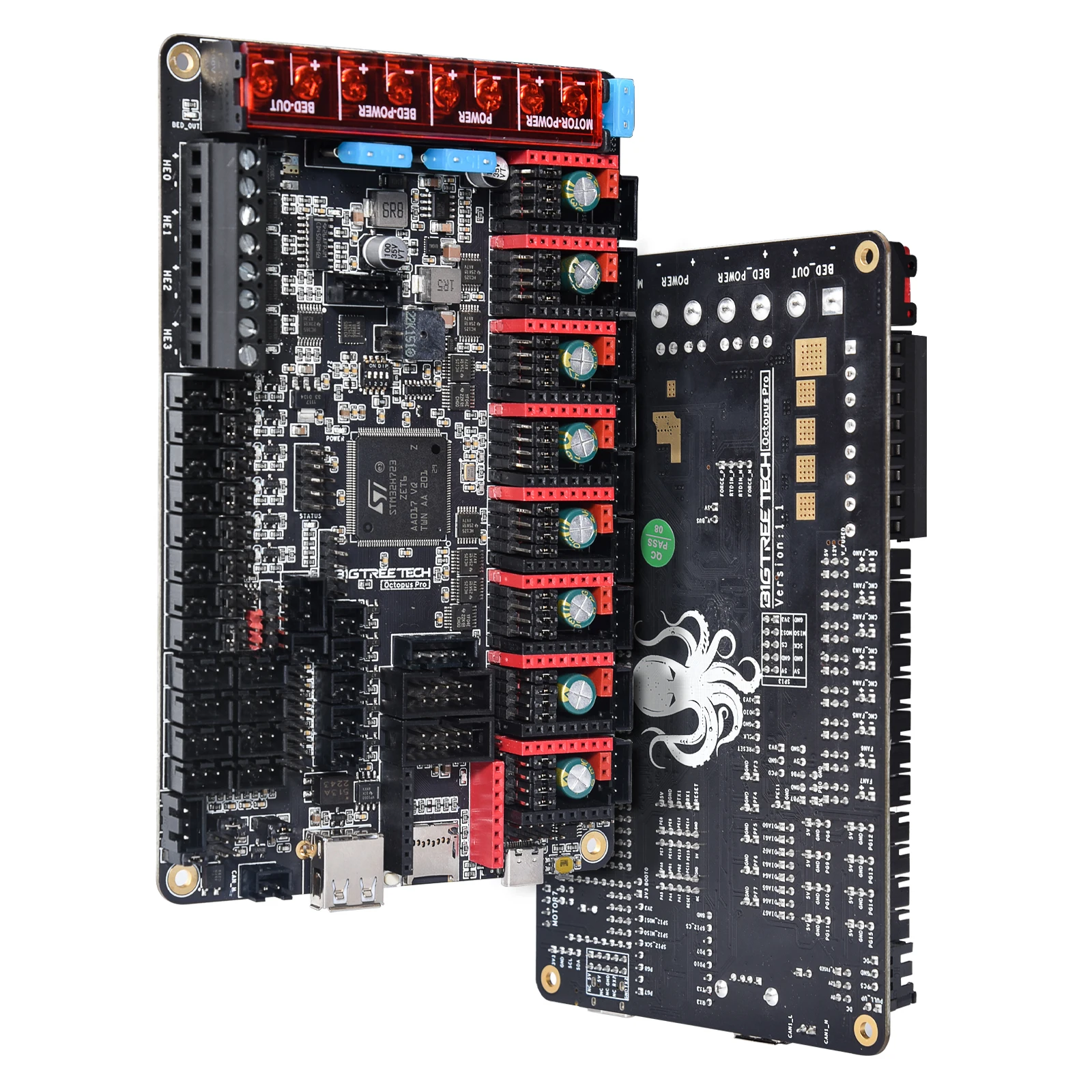 Placa base BIGTREETECH Octopus Pro V1.0 BTT  accesorios para impresora 3D TMC2209 TMC5160 Pro Ender 3  Upgard Voron 2.4