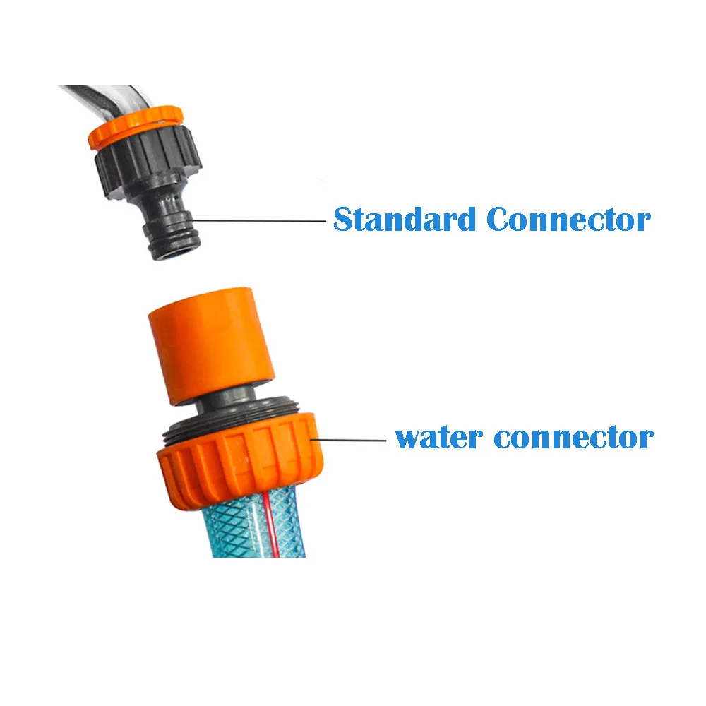 Conector rápido para manguera de jardín, acoplador de tubería de 1/2 3/4 y 1 pulgada, conector de parada de agua, sistema de riego de junta de reparación de 32/20/16mm