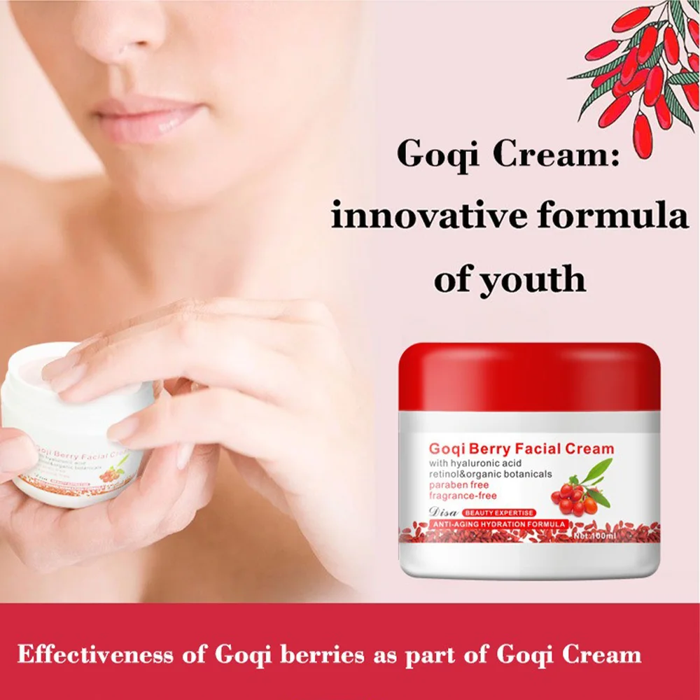Cremas faciales WolfBerryes, 100ml, esencia de Goji, hidratante, baya de Goqi, cuidado de la piel, matrimonia china, vid, cuidado de espinilleras, cosmético