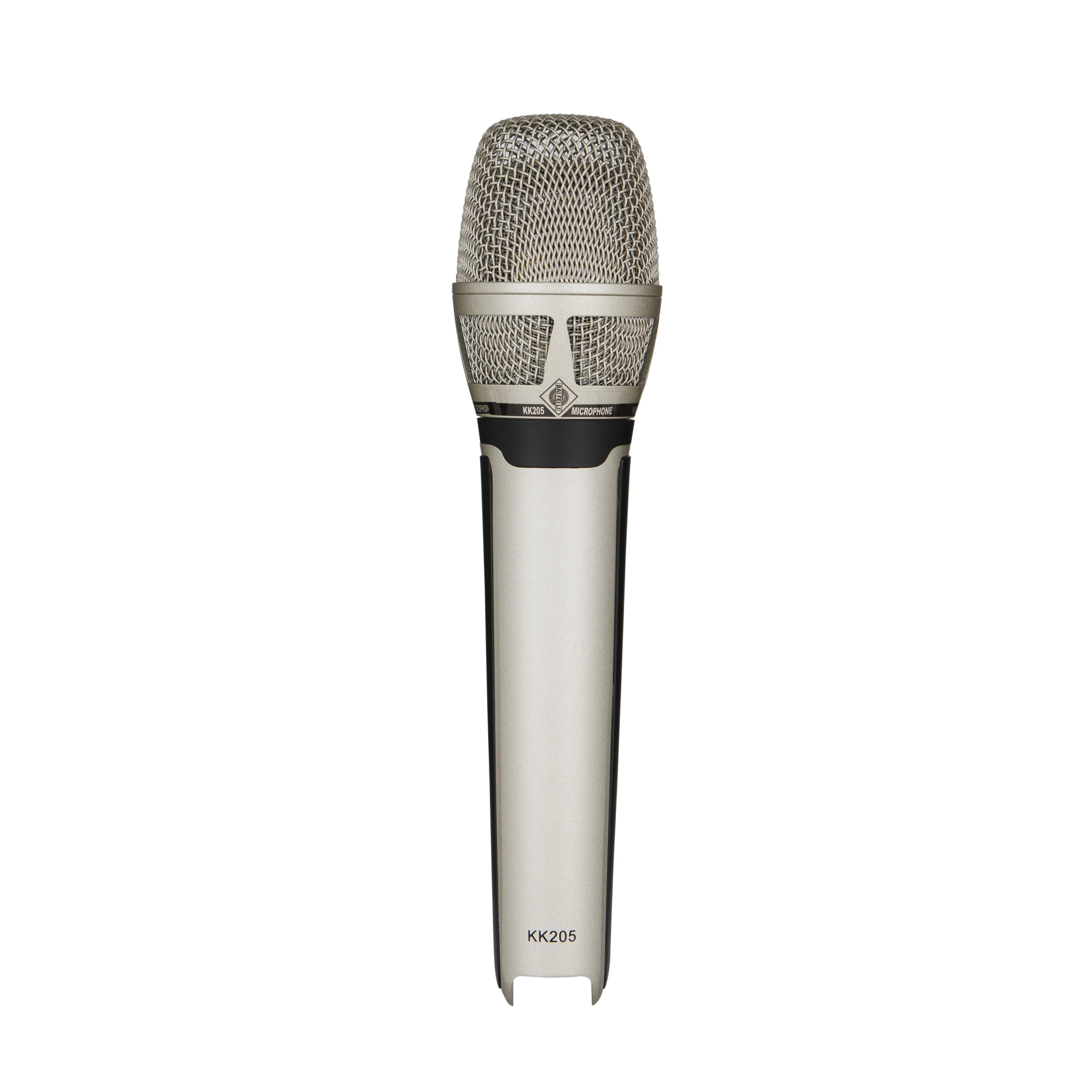 BAIFEILI-micrófono de mano con cable KK205, condensador cardioide de diafragma grande de 34mm para altavoces, máquina de Karaoke, amplificador y mezclador