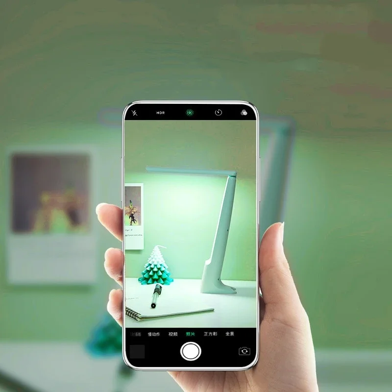 Lámpara LED de escritorio plegable con carga USB, Control táctil, regulable, protección ocular, lectura, estudio, oficina, dormitorio, lámpara de noche