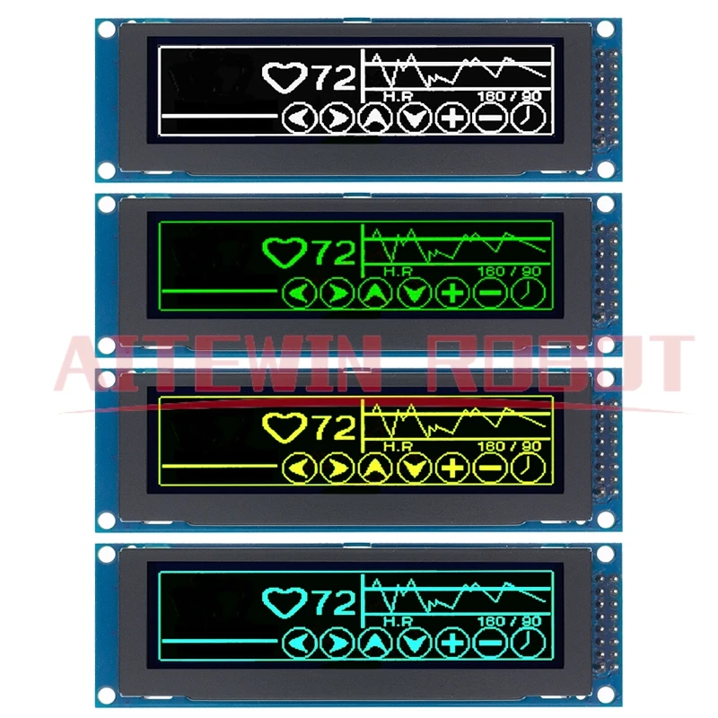 Pantalla OLED Real 3,12 "256*64 25664 puntos módulo LCD gráfico pantalla LCM pantalla SSD1322 controlador compatible con SPI