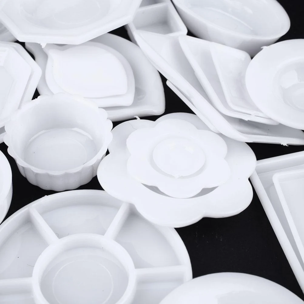 Minivajilla de acrílico para cocina, platos y tazas en miniatura, juguetes de decoración para niñas, regalos para niños, accesorios para muñecas, 33 piezas por juego