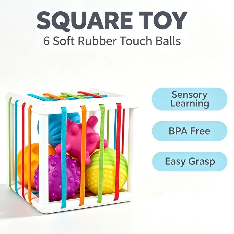Juguetes Montessori para bebés de 18 meses, desarrollo sensorial, juguetes educativos de aprendizaje, juego de clasificación de bloques coloridos para bebés
