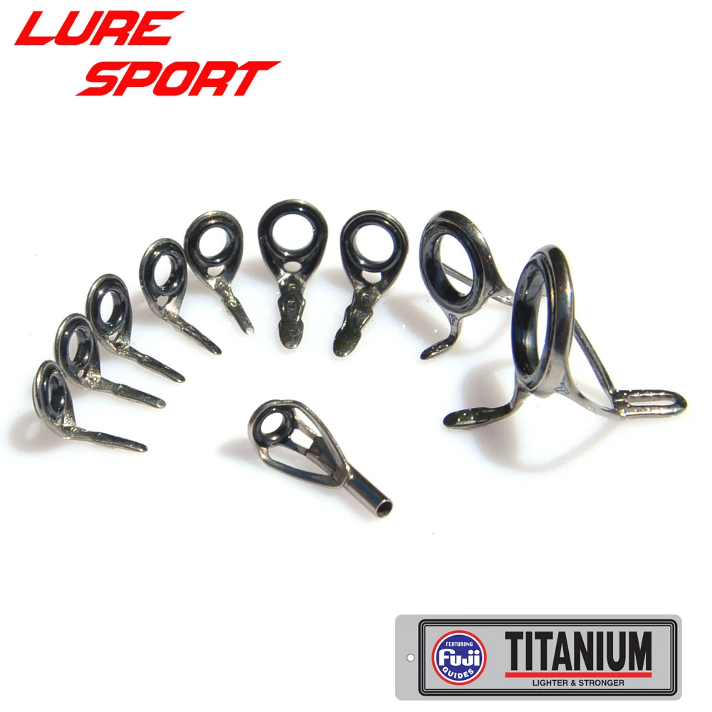 FUJI Titannium Frame10pc Set TORZITE Ring TLRVTG10 TKBTG TKTTG TKGTT SIC anillo TLRVSG10 TKTSG TKBSG TKGST componente de construcción de varilla